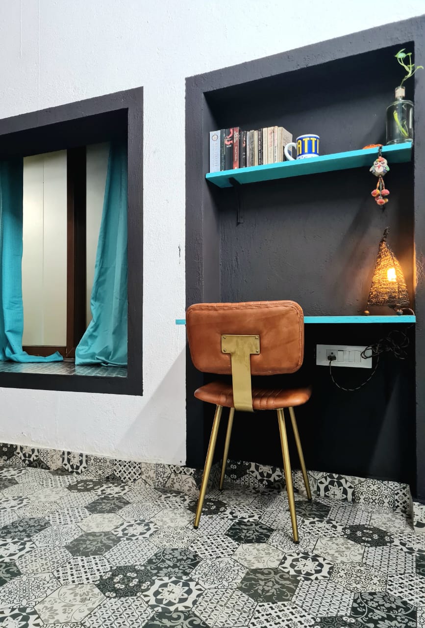 Work desk in Loft Room — dedicated workspace, natural light, ideal for remote work